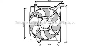 Вентилятор (AVA QUALITY COOLING: KA7517)