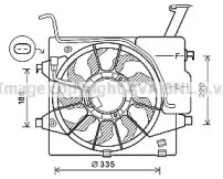 Вентилятор (AVA QUALITY COOLING: KA7536)