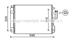 Конденсатор (AVA QUALITY COOLING: KAA5151D)