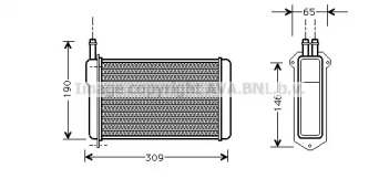 Теплообменник (AVA QUALITY COOLING: LA6009)