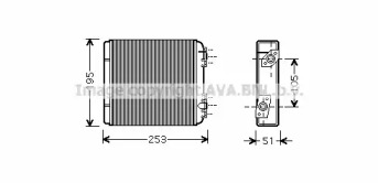 Теплообменник (AVA QUALITY COOLING: LA6020)