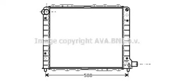 Теплообменник (AVA QUALITY COOLING: LC2054)