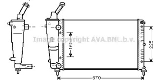 Теплообменник (AVA QUALITY COOLING: LC2081)