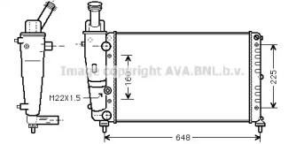 Теплообменник (AVA QUALITY COOLING: LC2082)