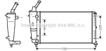 Теплообменник (AVA QUALITY COOLING: LC2083)