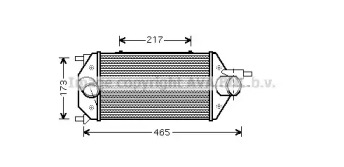 Теплообменник (AVA QUALITY COOLING: LC4086)