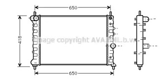 Теплообменник (AVA QUALITY COOLING: LCA2078)