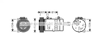 Компрессор (AVA QUALITY COOLING: LCK005)