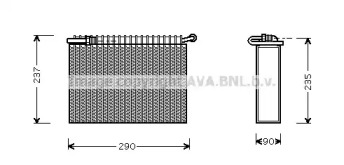 Испаритель (AVA QUALITY COOLING: LCV006)