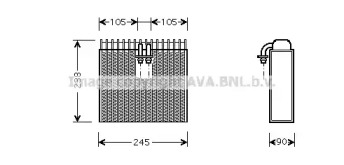 Испаритель (AVA QUALITY COOLING: LCV007)