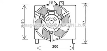 Вентилятор (AVA QUALITY COOLING: MC7504)