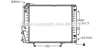 Теплообменник (AVA QUALITY COOLING: MS2072)