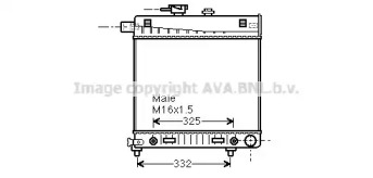 Теплообменник (AVA QUALITY COOLING: MS2150)