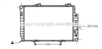 Теплообменник (AVA QUALITY COOLING: MS2174)