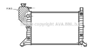 Теплообменник (AVA QUALITY COOLING: MS2181)