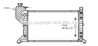 Теплообменник (AVA QUALITY COOLING: MS2182)