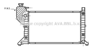 Теплообменник (AVA QUALITY COOLING: MS2183)