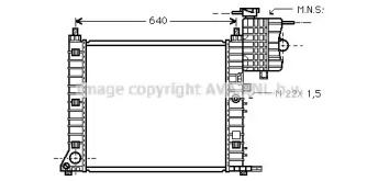 Теплообменник (AVA QUALITY COOLING: MS2213)