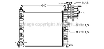 Теплообменник (AVA QUALITY COOLING: MS2243)