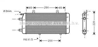 Теплообменник (AVA QUALITY COOLING: MS2259)