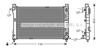 Теплообменник (AVA QUALITY COOLING: MS2286)