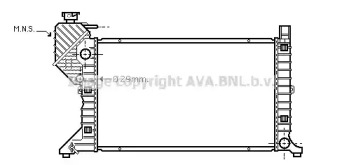 Теплообменник (AVA QUALITY COOLING: MS2300)