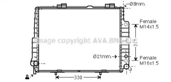 Теплообменник (AVA QUALITY COOLING: MS2304)