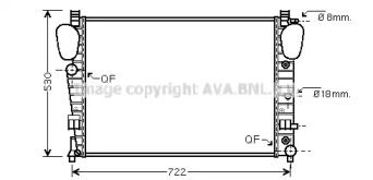 Теплообменник (AVA QUALITY COOLING: MS2309)