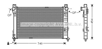 Теплообменник (AVA QUALITY COOLING: MS2338)