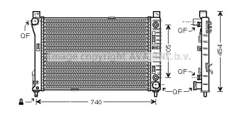 Теплообменник (AVA QUALITY COOLING: MS2339)