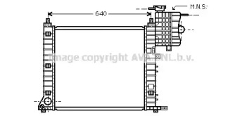 Теплообменник (AVA QUALITY COOLING: MS2348)