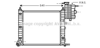 Теплообменник (AVA QUALITY COOLING: MS2349)