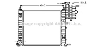 Теплообменник (AVA QUALITY COOLING: MS2350)