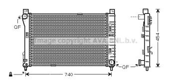 Теплообменник (AVA QUALITY COOLING: MS2378)