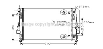 Теплообменник (AVA QUALITY COOLING: MS2460)