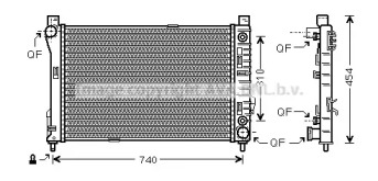 Теплообменник (AVA QUALITY COOLING: MS2464)