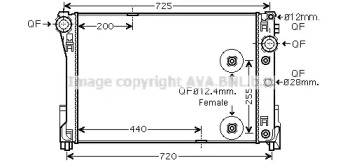 Теплообменник (AVA QUALITY COOLING: MS2491)