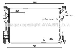 Теплообменник (AVA QUALITY COOLING: MS2652)