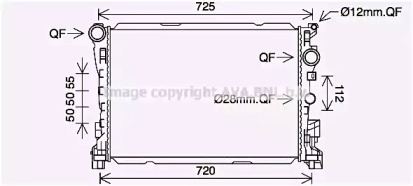 Теплообменник (AVA QUALITY COOLING: MS2691)