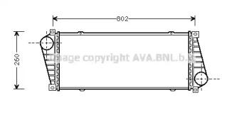 Теплообменник (AVA QUALITY COOLING: MS4217)