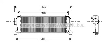 Теплообменник (AVA QUALITY COOLING: MS4261)