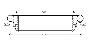 Теплообменник (AVA QUALITY COOLING: MS4380)