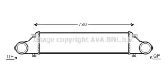 Теплообменник (AVA QUALITY COOLING: MS4410)