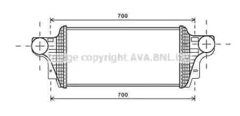 Теплообменник (AVA QUALITY COOLING: MS4549)