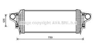 Теплообменник (AVA QUALITY COOLING: MS4551)