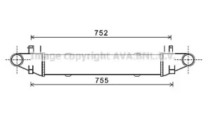 Теплообменник (AVA QUALITY COOLING: MS4557)