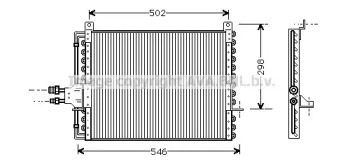 Конденсатор (AVA QUALITY COOLING: MS5206)