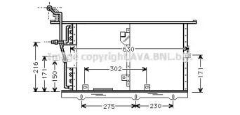 Конденсатор (AVA QUALITY COOLING: MS5244)