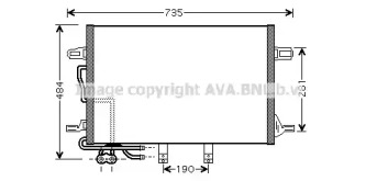 Конденсатор (AVA QUALITY COOLING: MS5307)