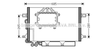 Конденсатор (AVA QUALITY COOLING: MS5562D)